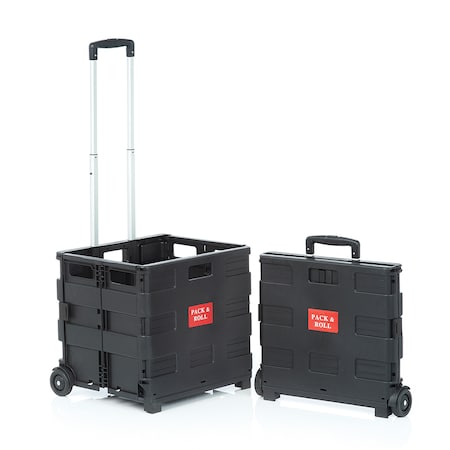 Seco Black Collaspible Trolley/Crate ZY-LC-BKNEW